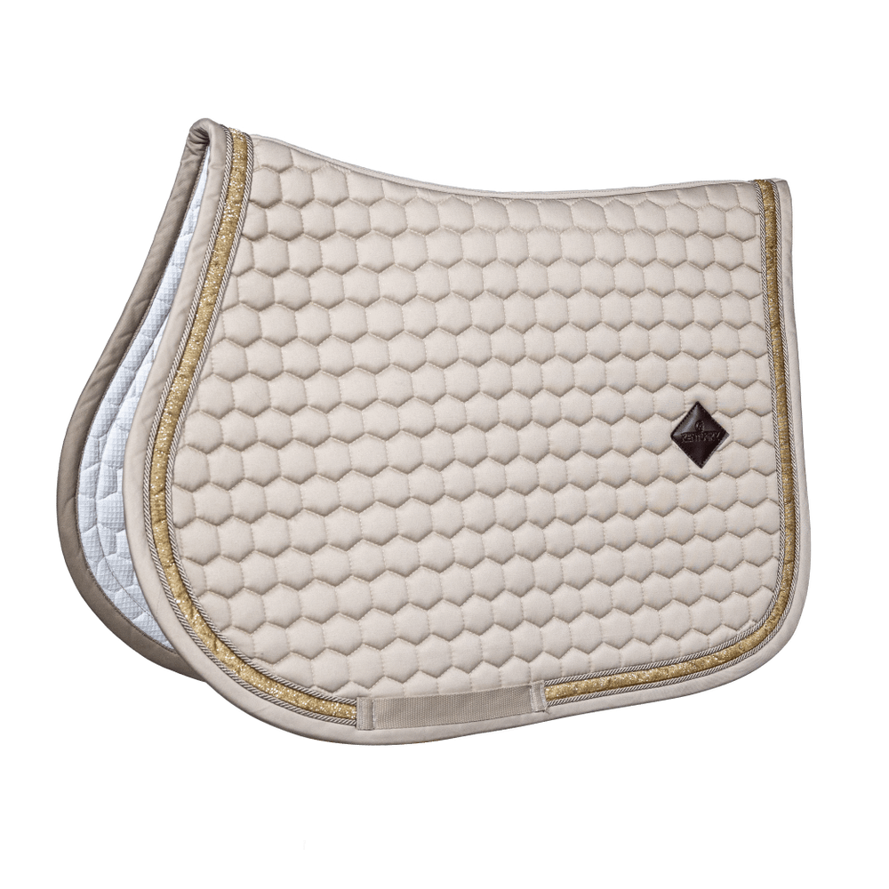 Kentucky Saddle Pad Glitter Band Jumping - Beige