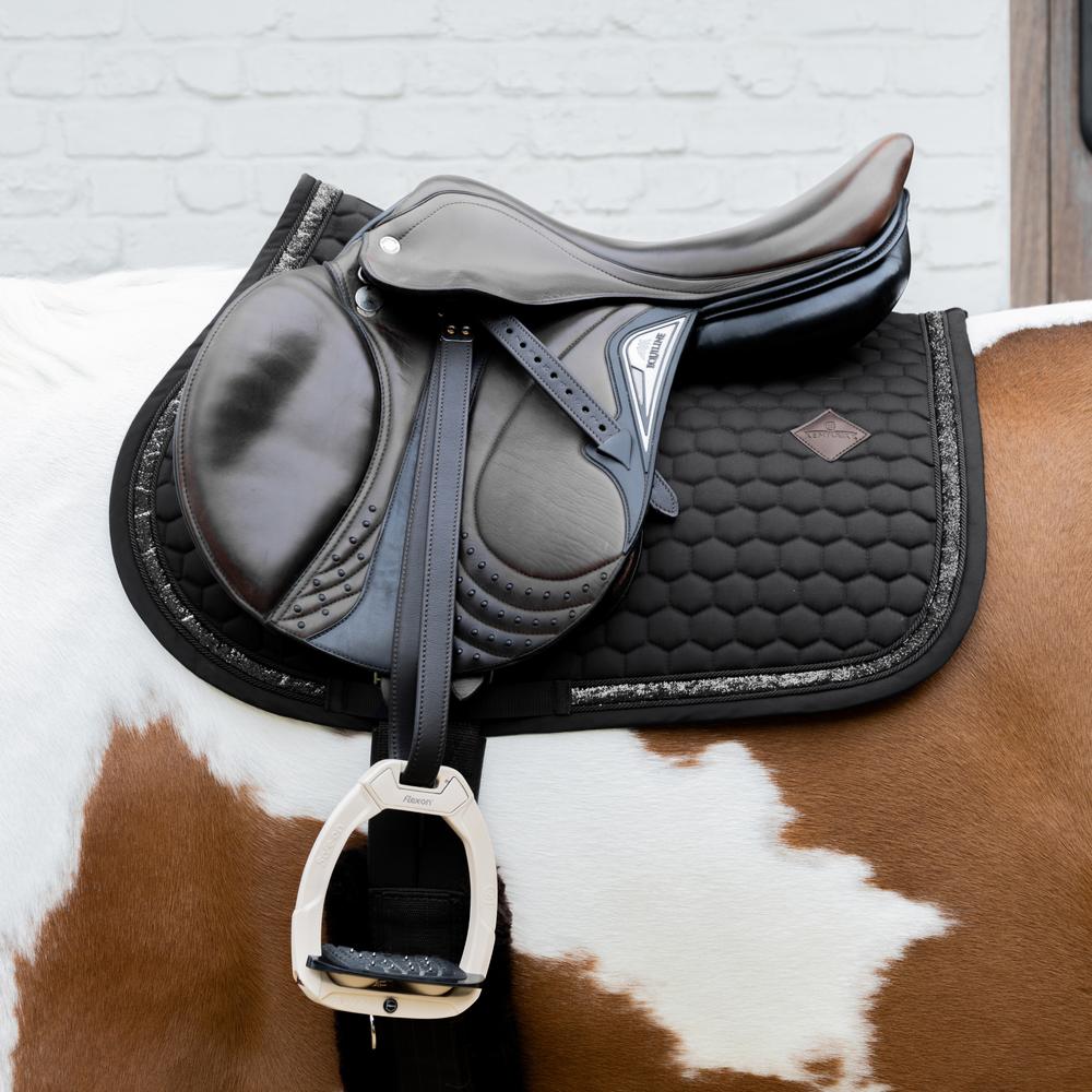 Kentucky Saddle Pad Glitter Band Jumping - Sort