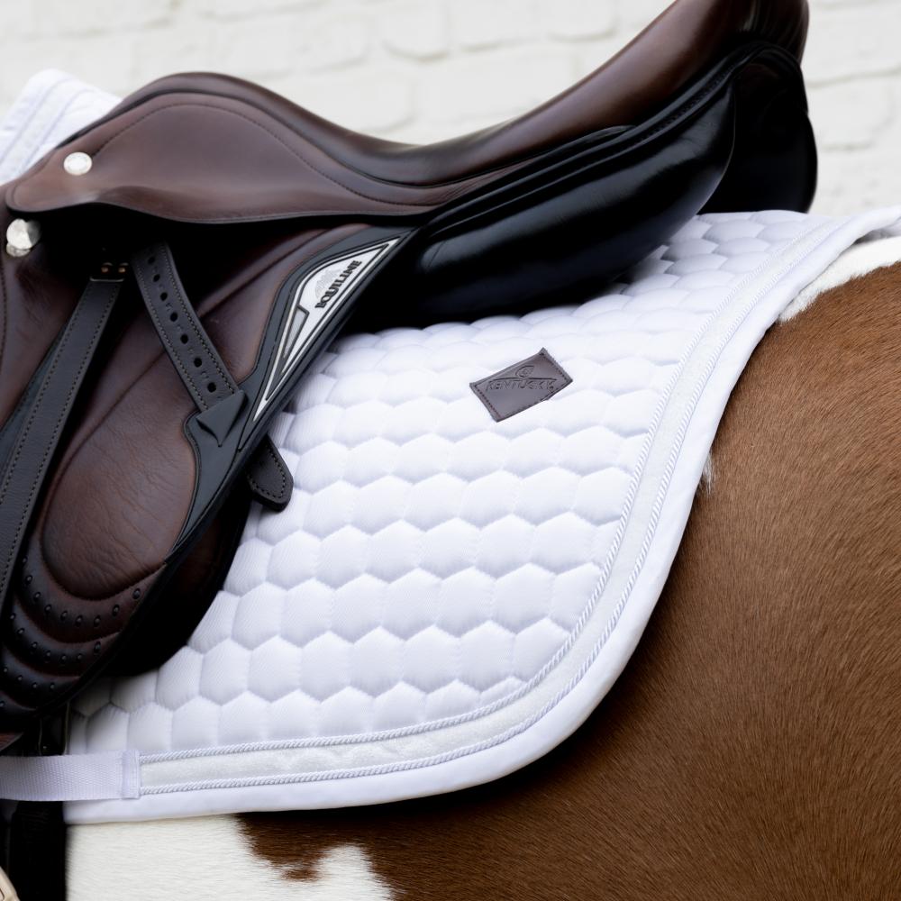 Kentucky Saddle Pad Glitter Band Jumping - Hvit/Hvit