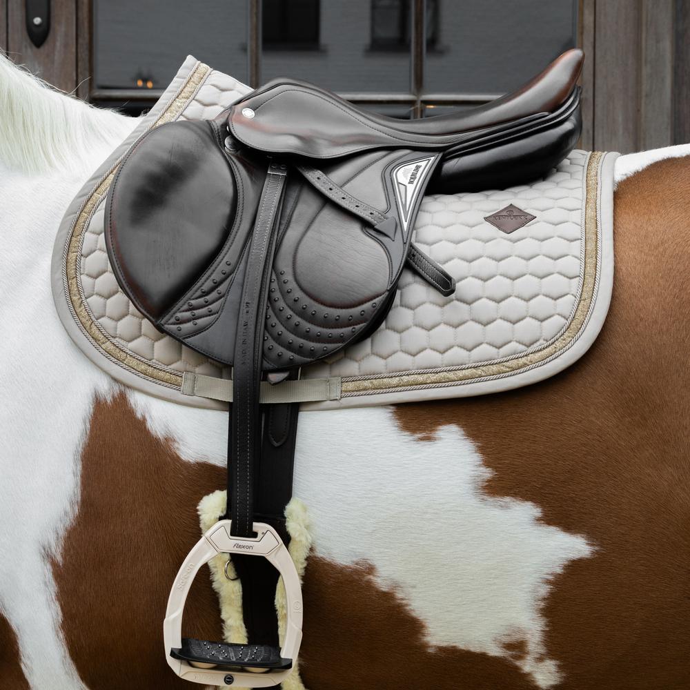 Kentucky Saddle Pad Glitter Band Jumping - Beige