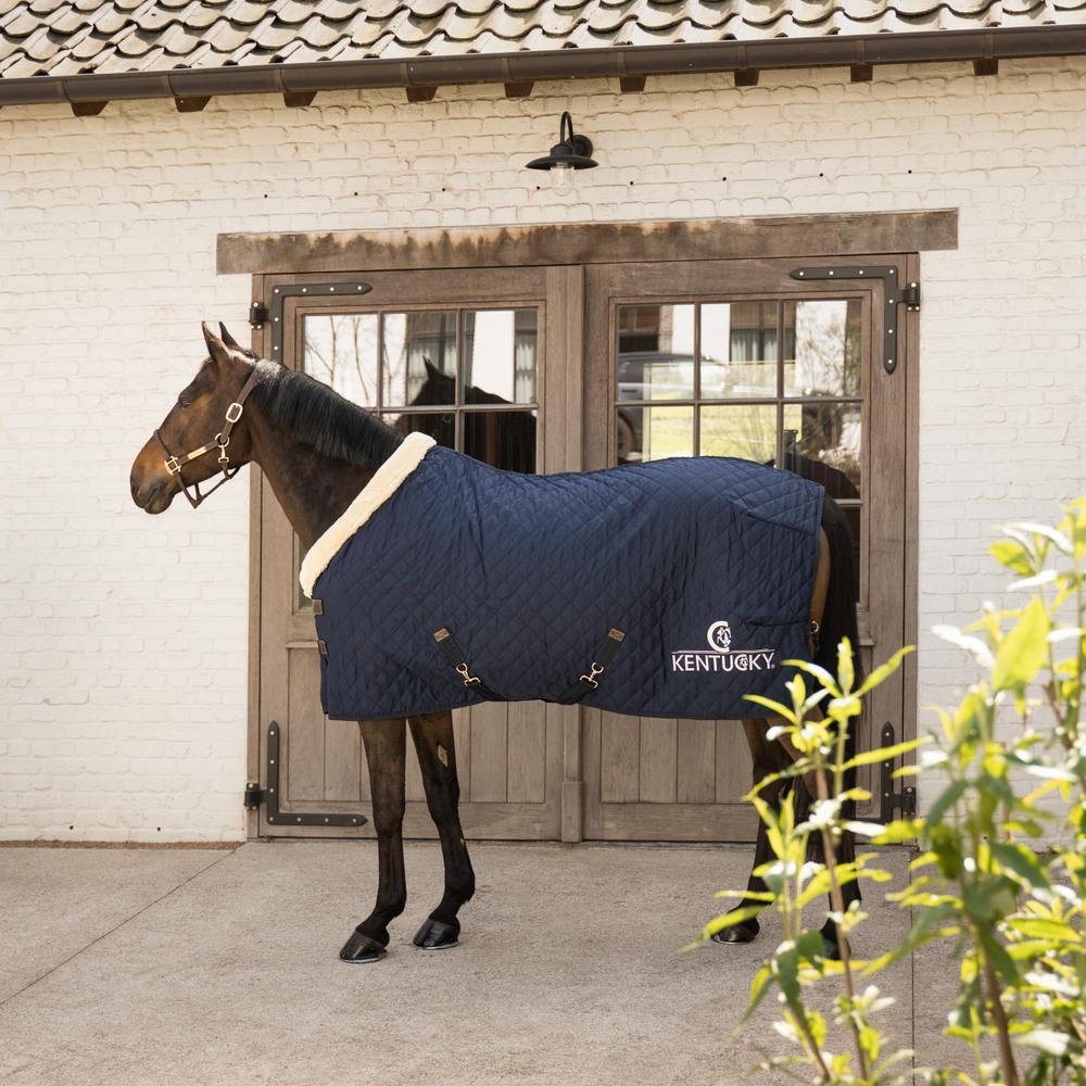 Kentucky Show Rug with Kentucky Horsewear Logo 160gr - Navy