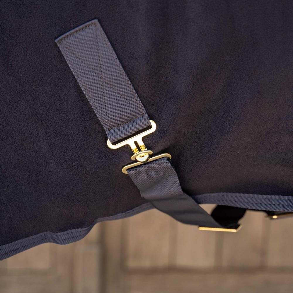 Kentucky Fleece Rug with Neck - Navy