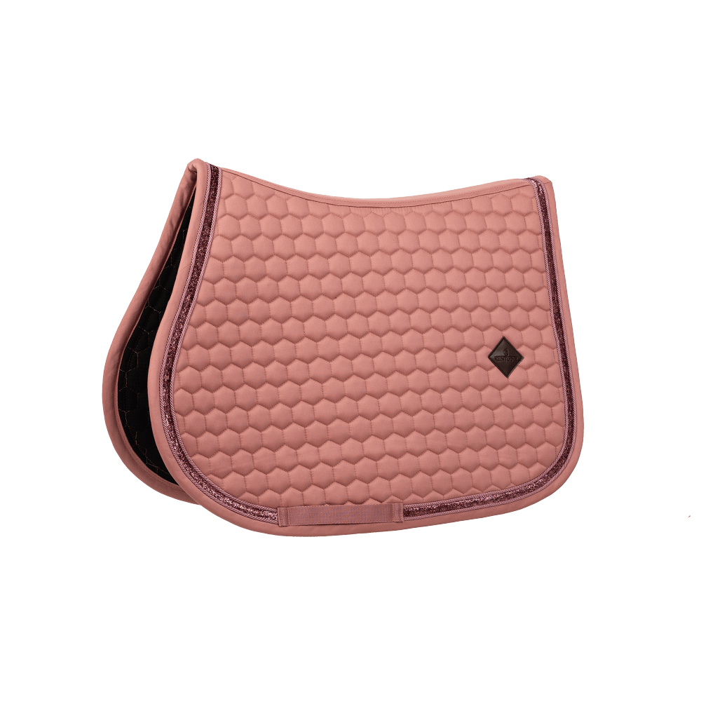 Kentucky Saddle Pad Glitter Band Jumping - Fuchsia