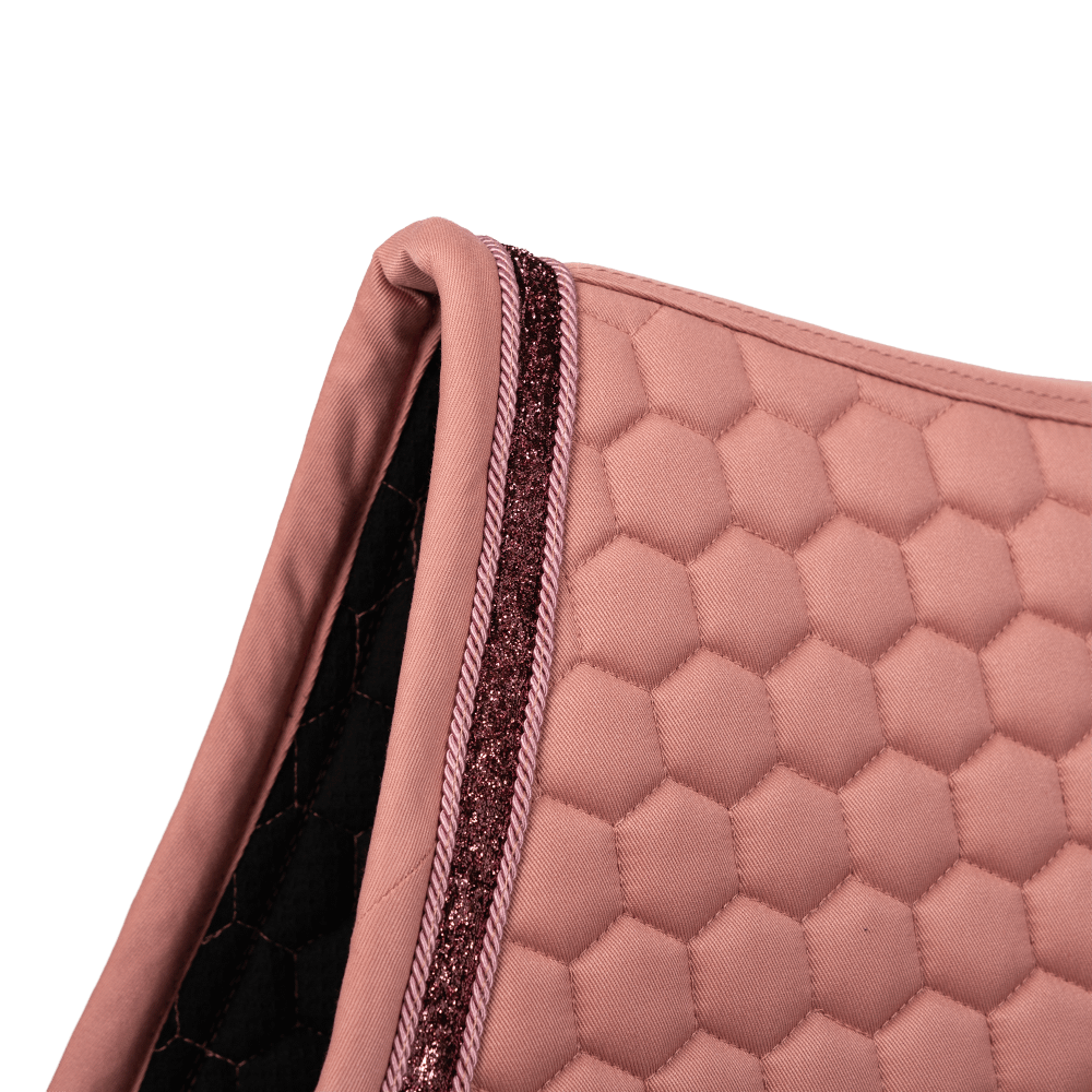 Kentucky Saddle Pad Glitter Band Jumping - Fuchsia