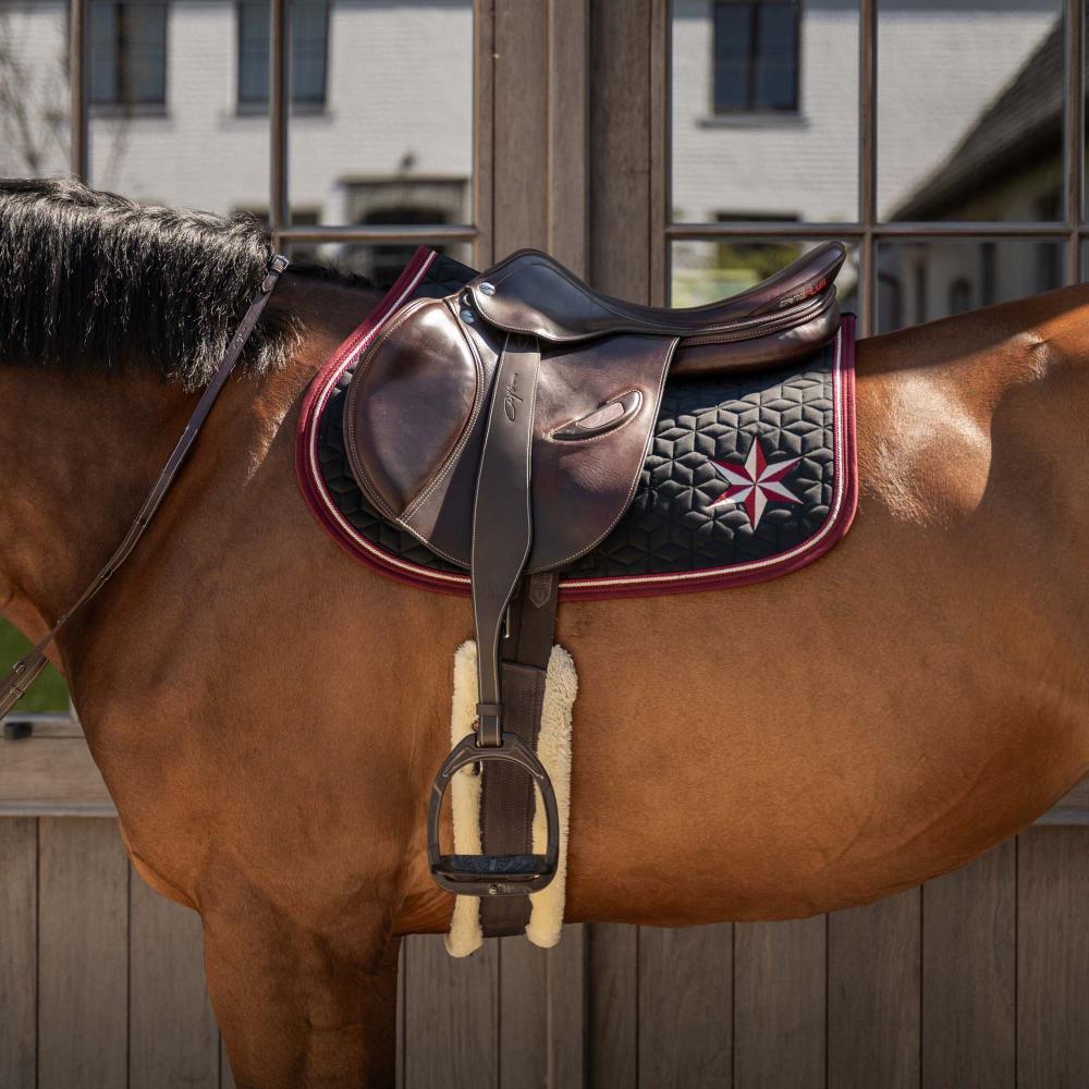 Velari Saddle Pad Sprang - Sort