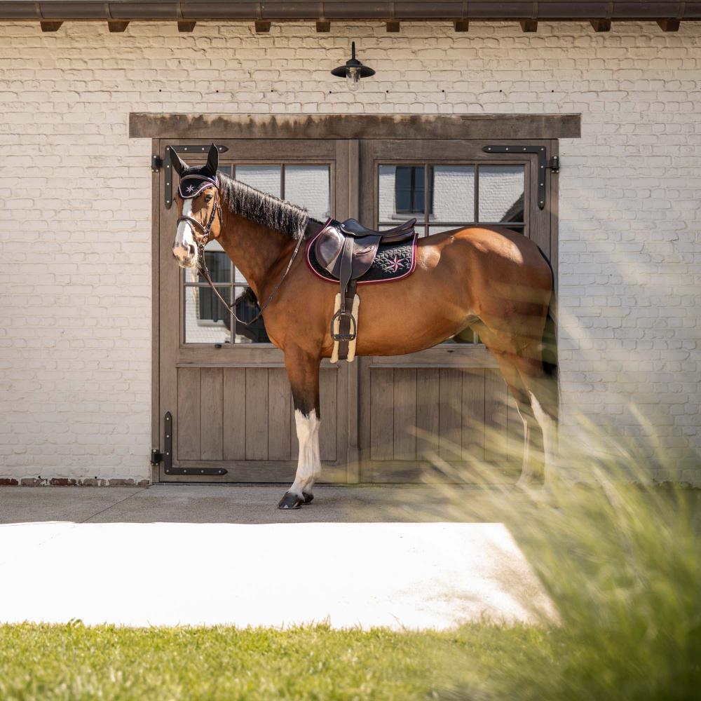 Velari Saddle Pad Sprang - Sort