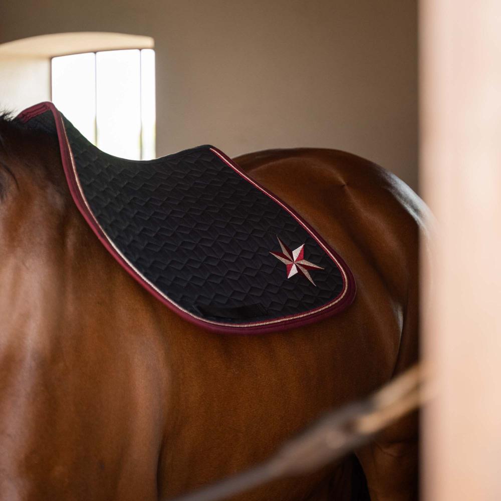 Velari Saddle Pad Sprang - Sort