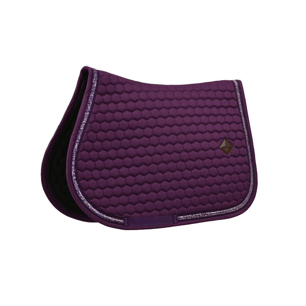 Kentucky Saddle Pad Glitter Band Jumping - Lilla