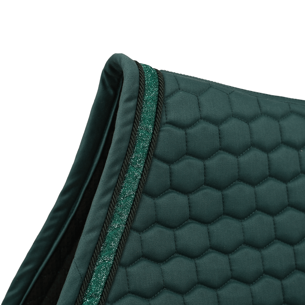 Kentucky Saddle Pad Glitter Band Jumping - Emerald