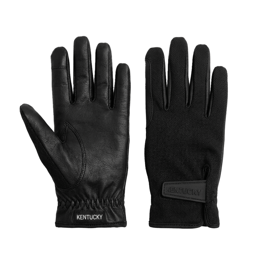 Ridehansker Grip Sommer svart - Kentucky Horsewear