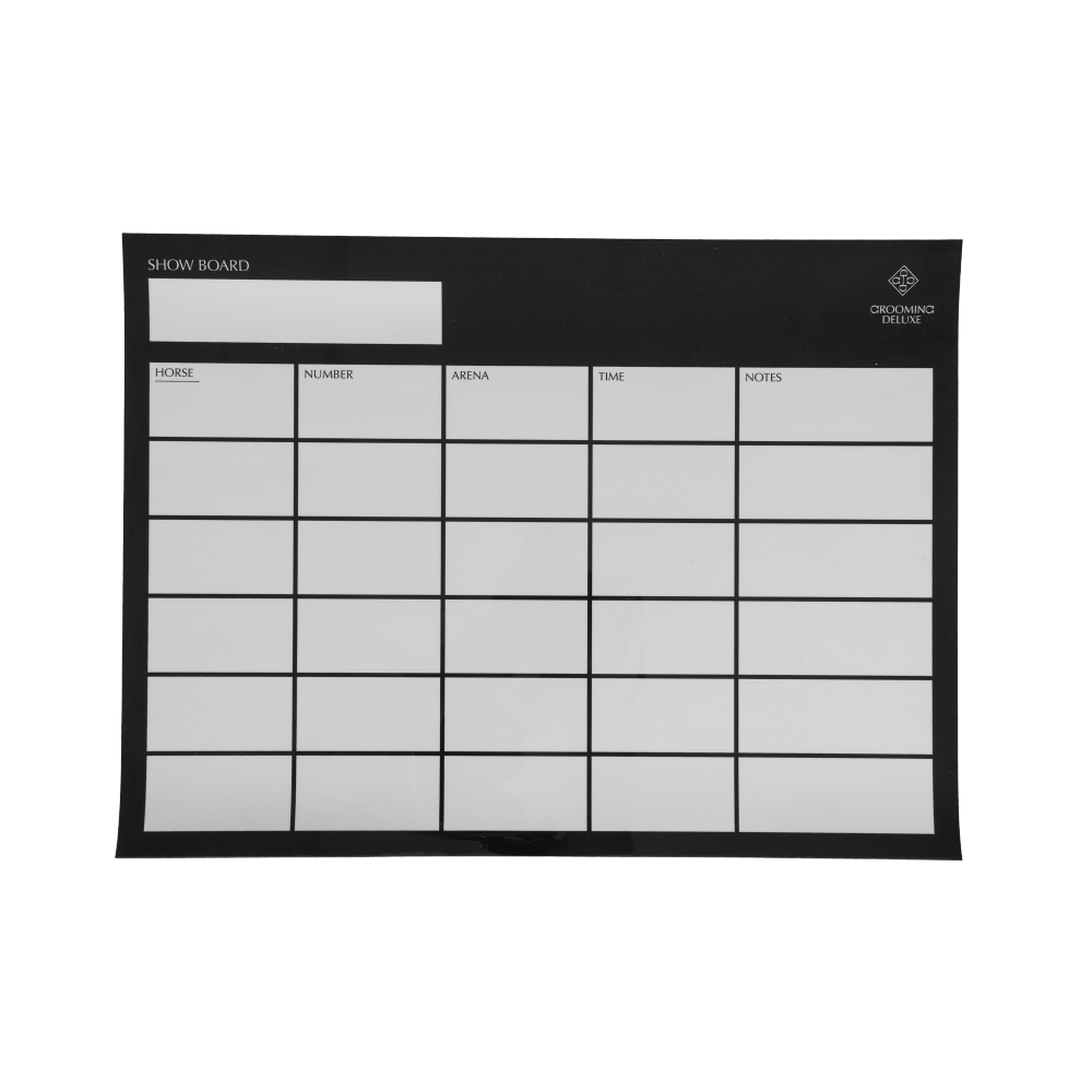 Magnetisk visningstavle 30x40 cm svart - Grooming Deluxe
