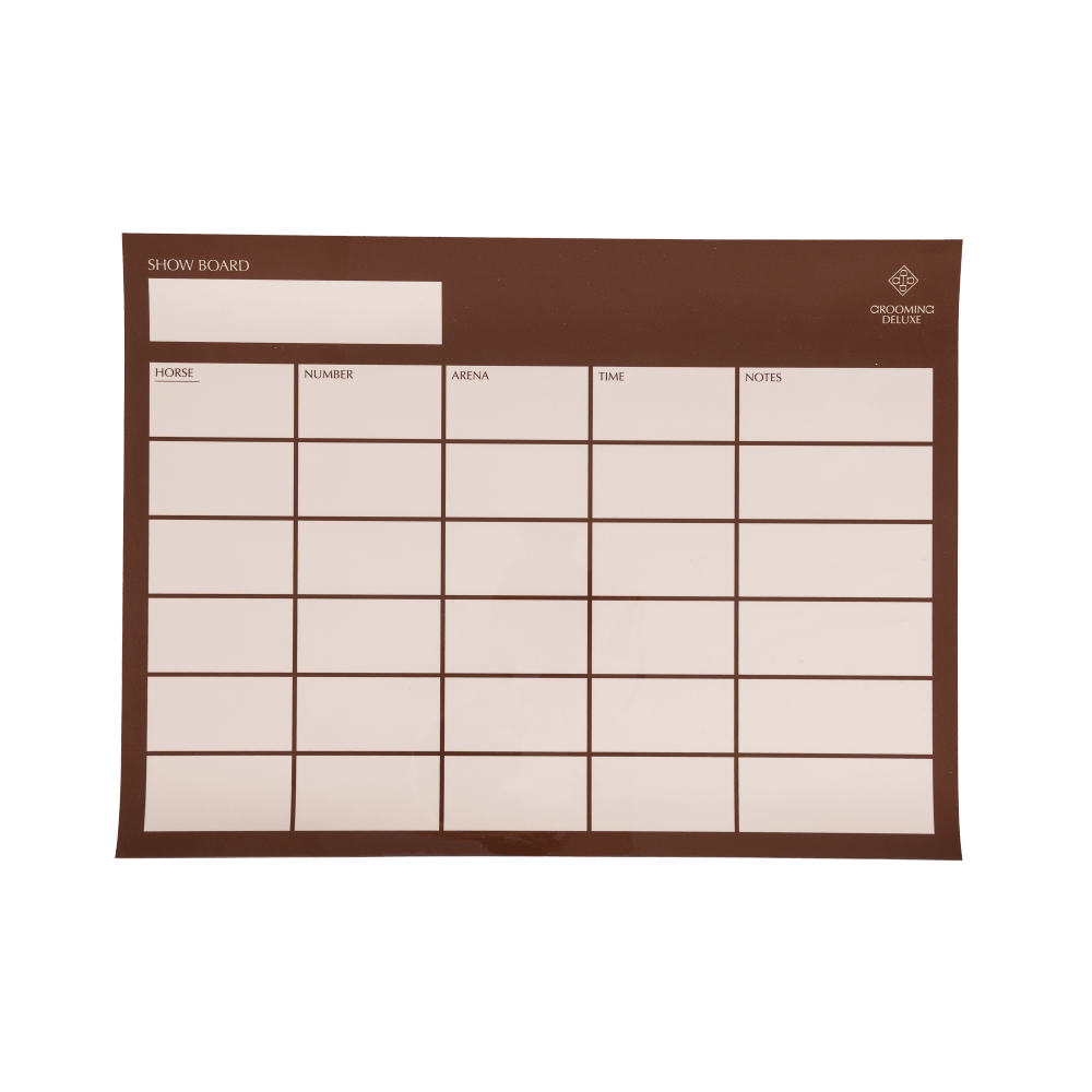 Magnetisk visningstavle 30x40 cm brun