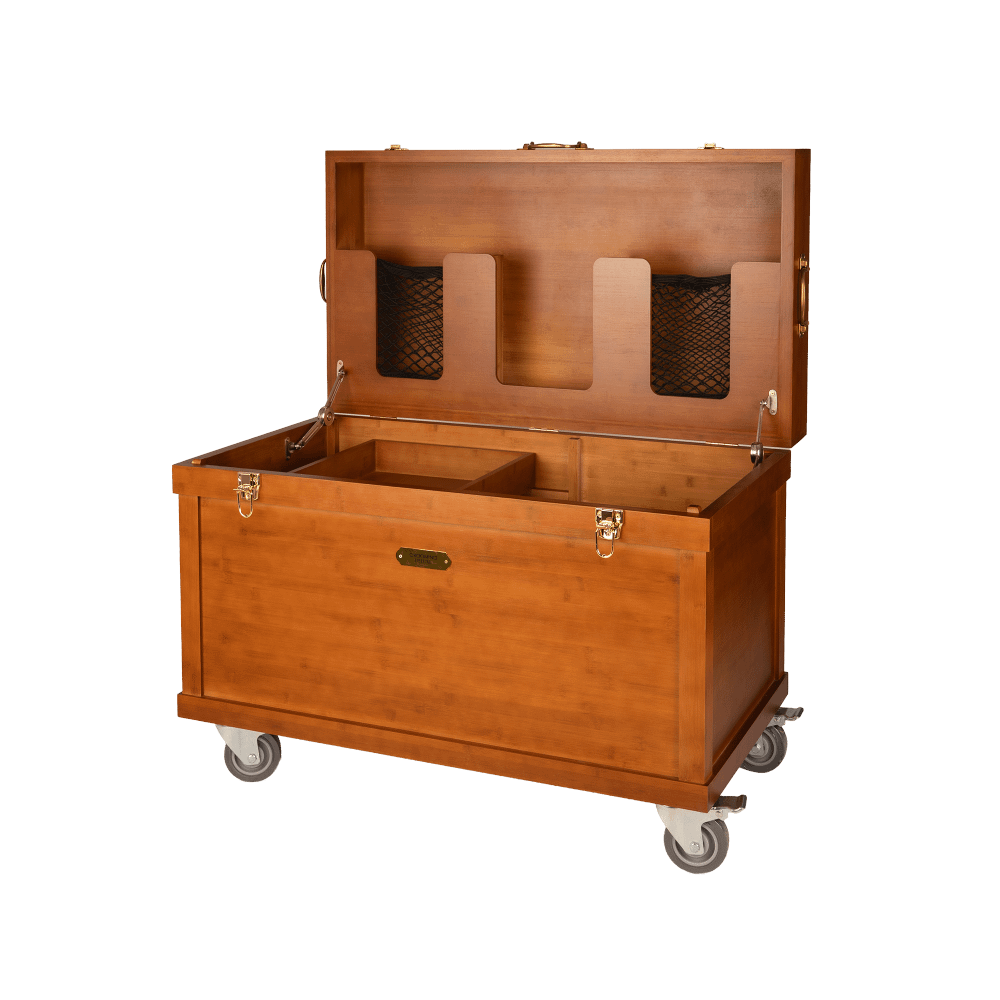 Grooming Deluxe Tack Trunk Classic Brown