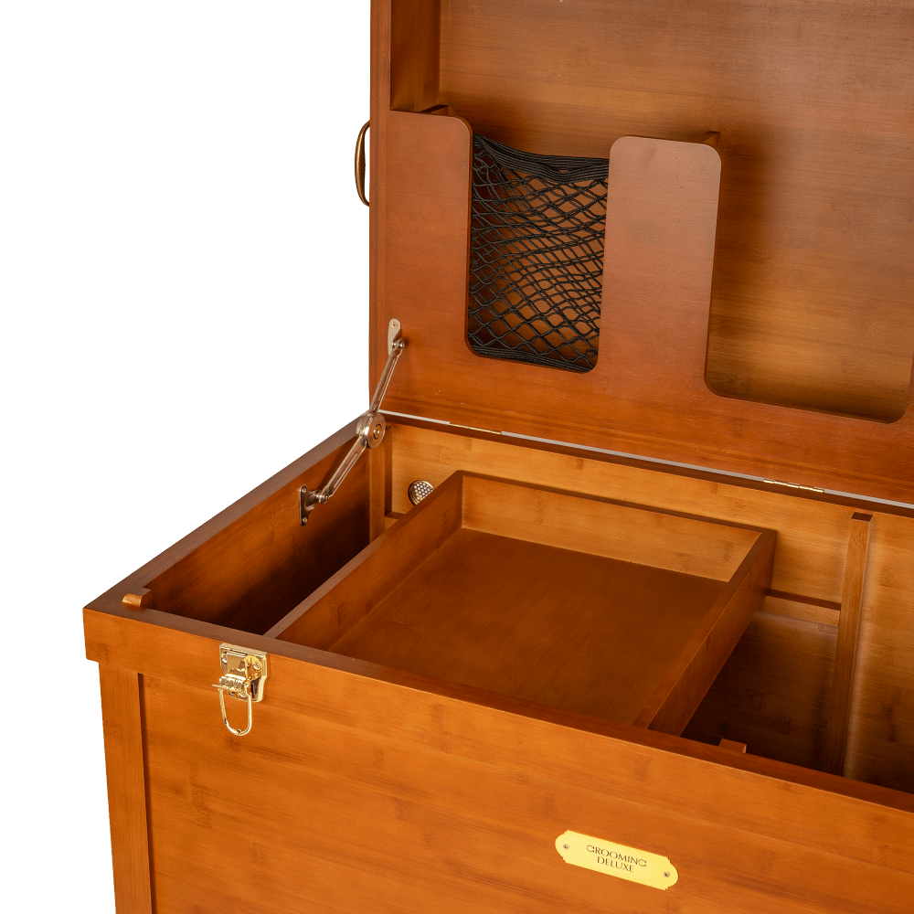 Grooming Deluxe Tack Trunk Classic Brown
