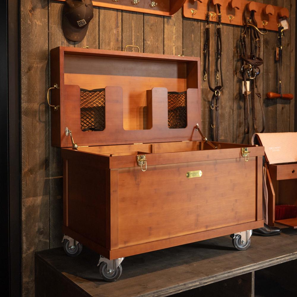Grooming Deluxe Tack Trunk Classic Brown