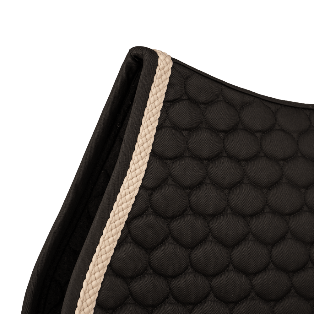 Kentucky Saddle Pad with Plaited Cord Unicorn Jumping - Sort