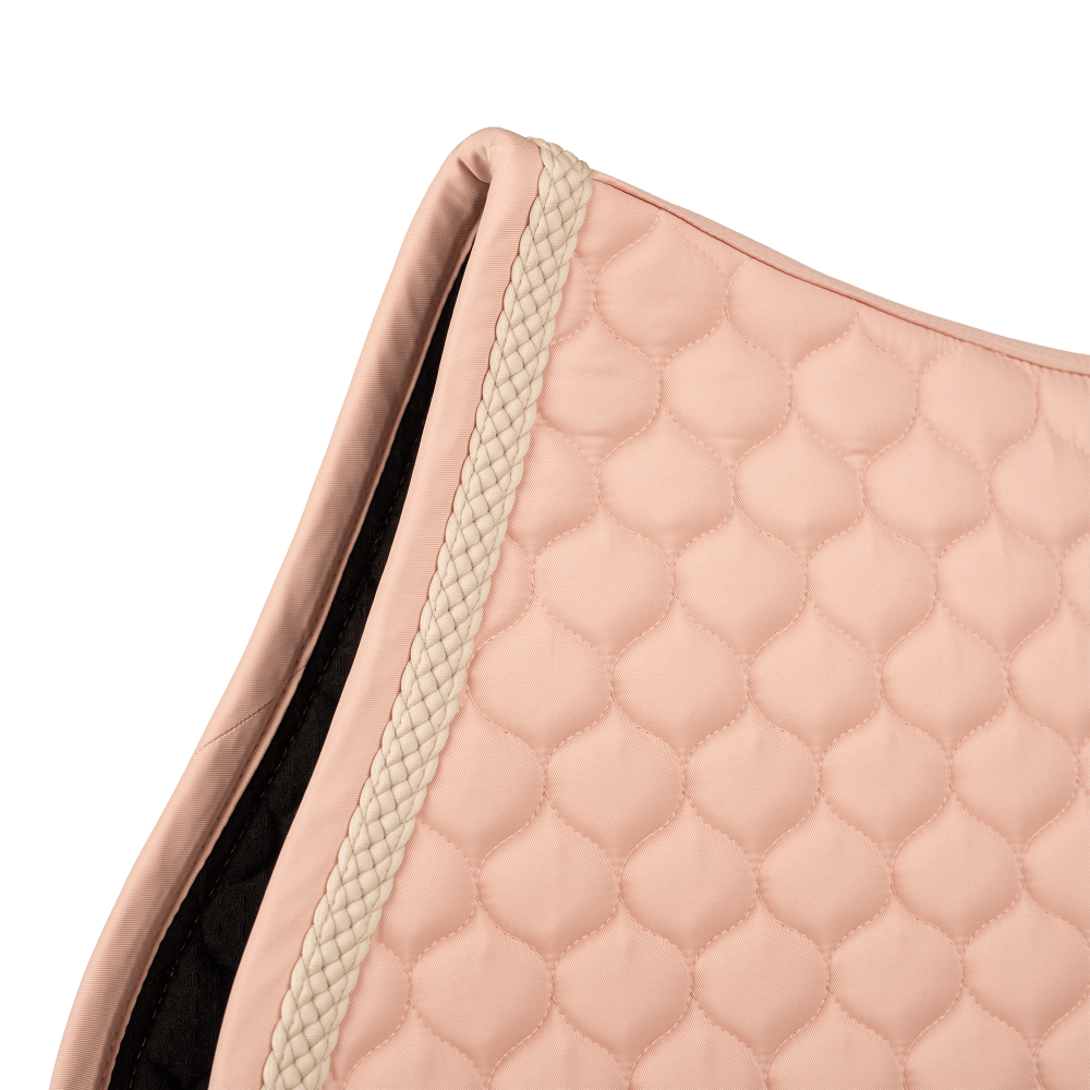 Kentucky Saddle Pad with Plaited Cord Unicorn Jumping - Lys rosa