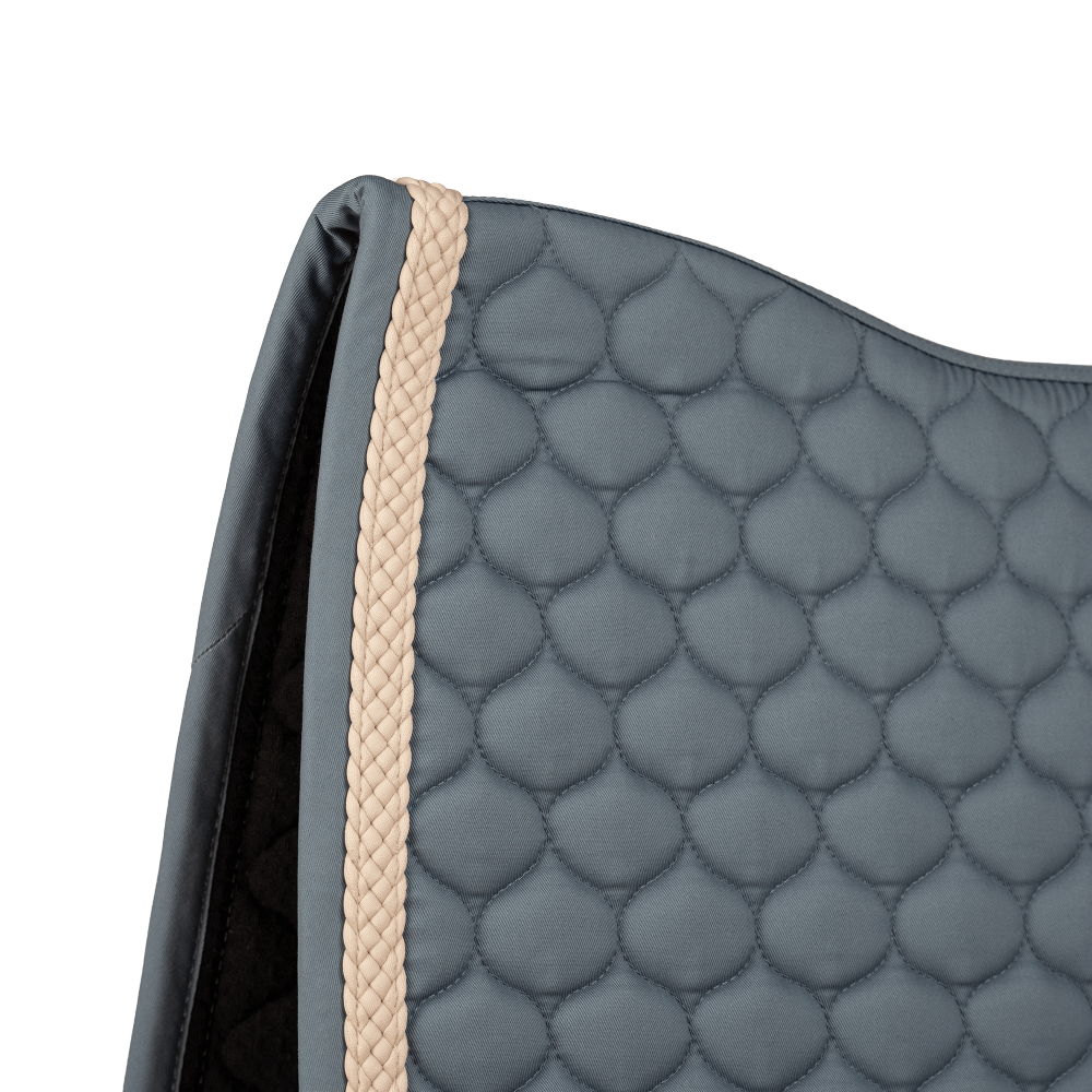 Kentucky Saddle Pad with Plaited Cord Unicorn Dressage - Lyseblå