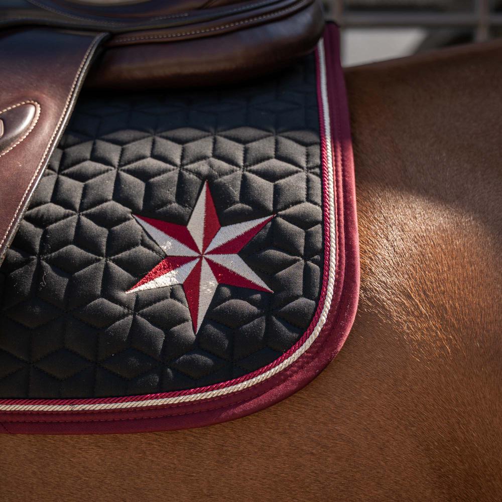 Velari Saddle Pad Sprang - Sort