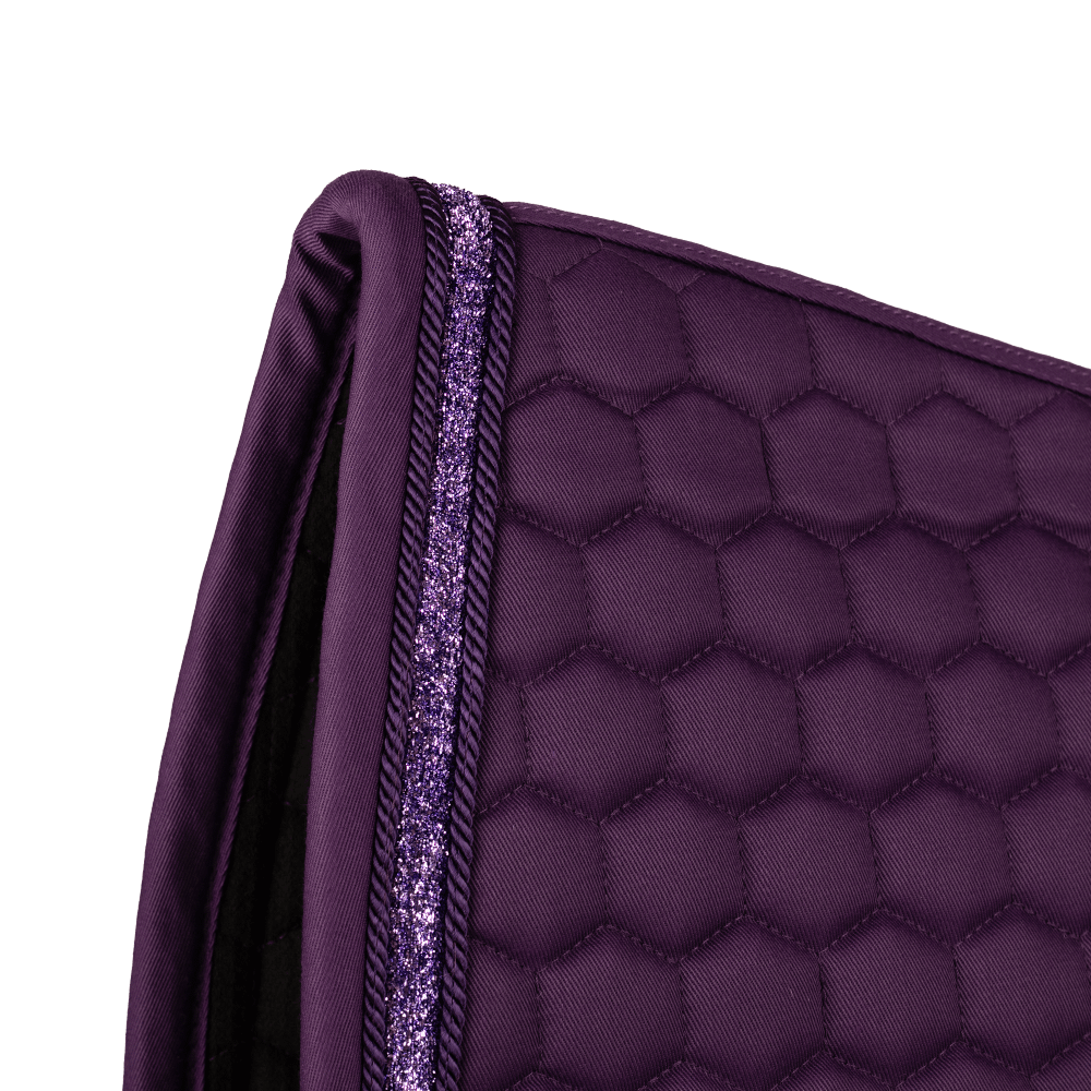 Kentucky Saddle Pad Glitter Band Dressage - Lilla detalj