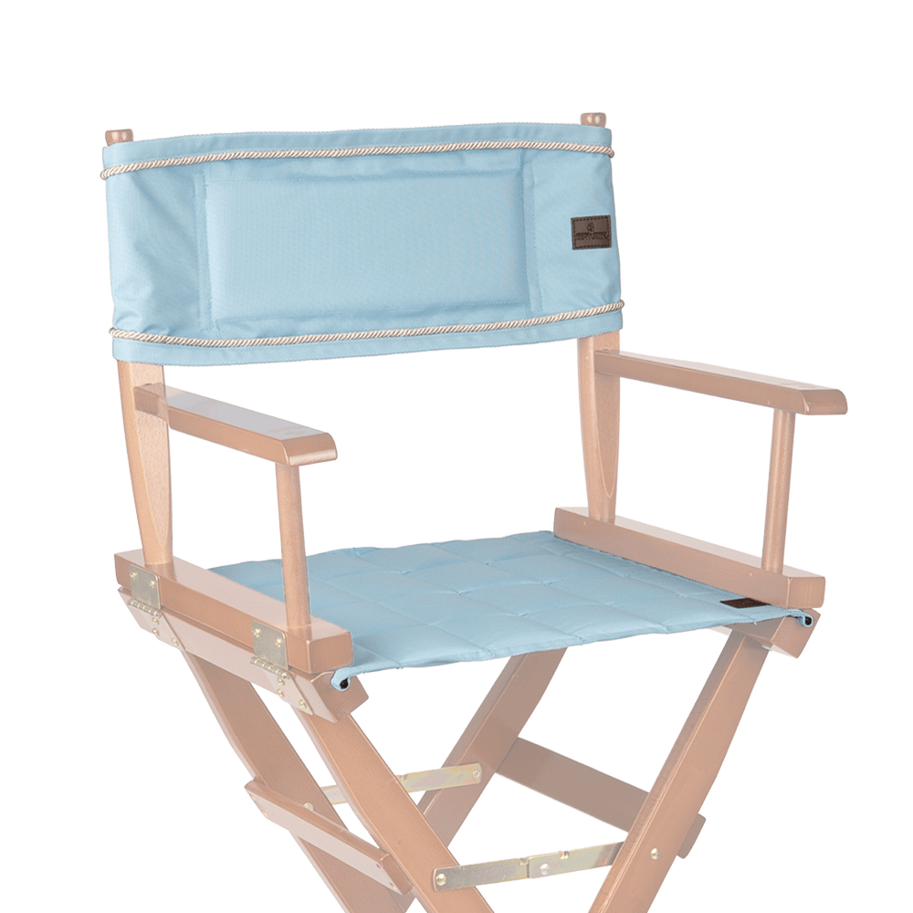 Kentucky Director Chair Seat and Back - Lys Blå
