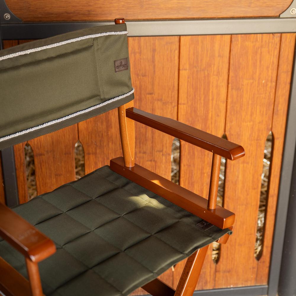 Kentucky Director Chair Seat and Back - Mørk Grønn