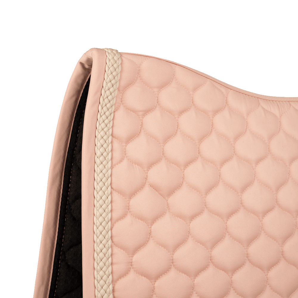 Kentucky Saddle Pad with Plaited Cord Unicorn Dressage - Lys rosa