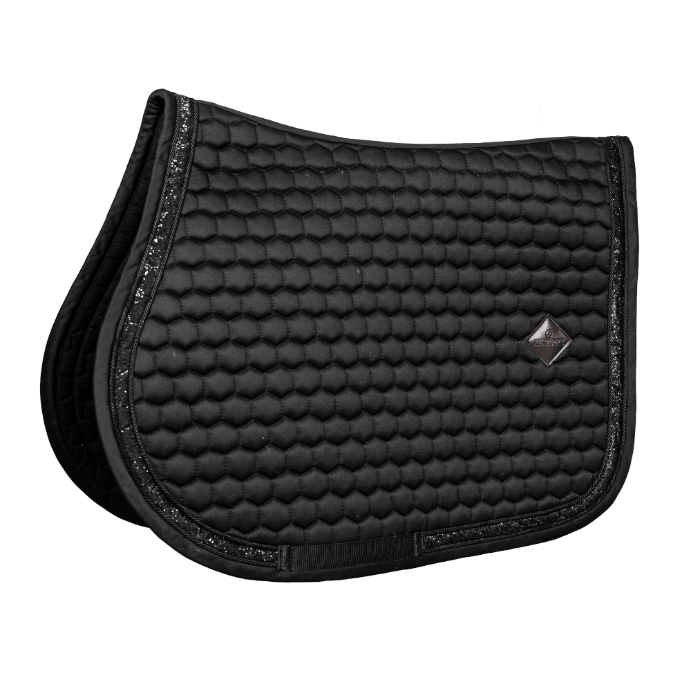 Kentucky Saddle Pad Glitter Band Jumping - Sort