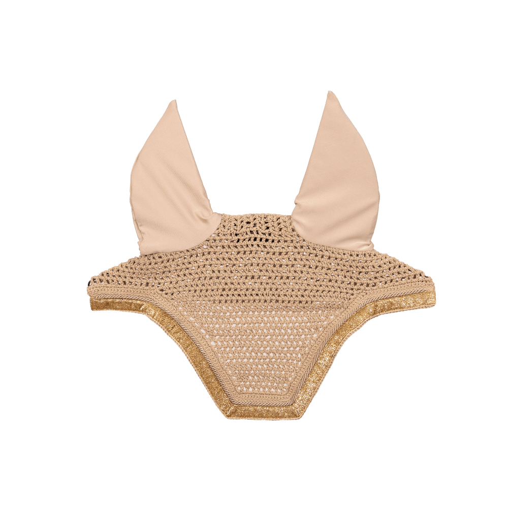 Kentucky Fly Veil Glitter Band Wellington - Beige