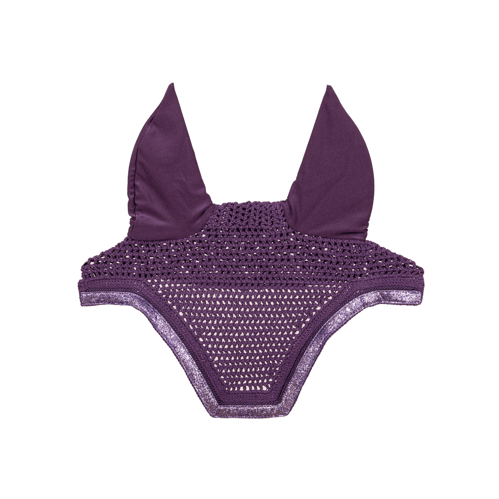 Kentucky Fly Veil Glitter Band Wellington - Lilla