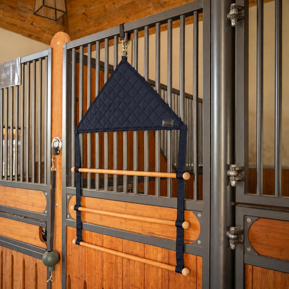 Grooming Deluxe Blanket & Saddle Pad Holder Pro - Navy