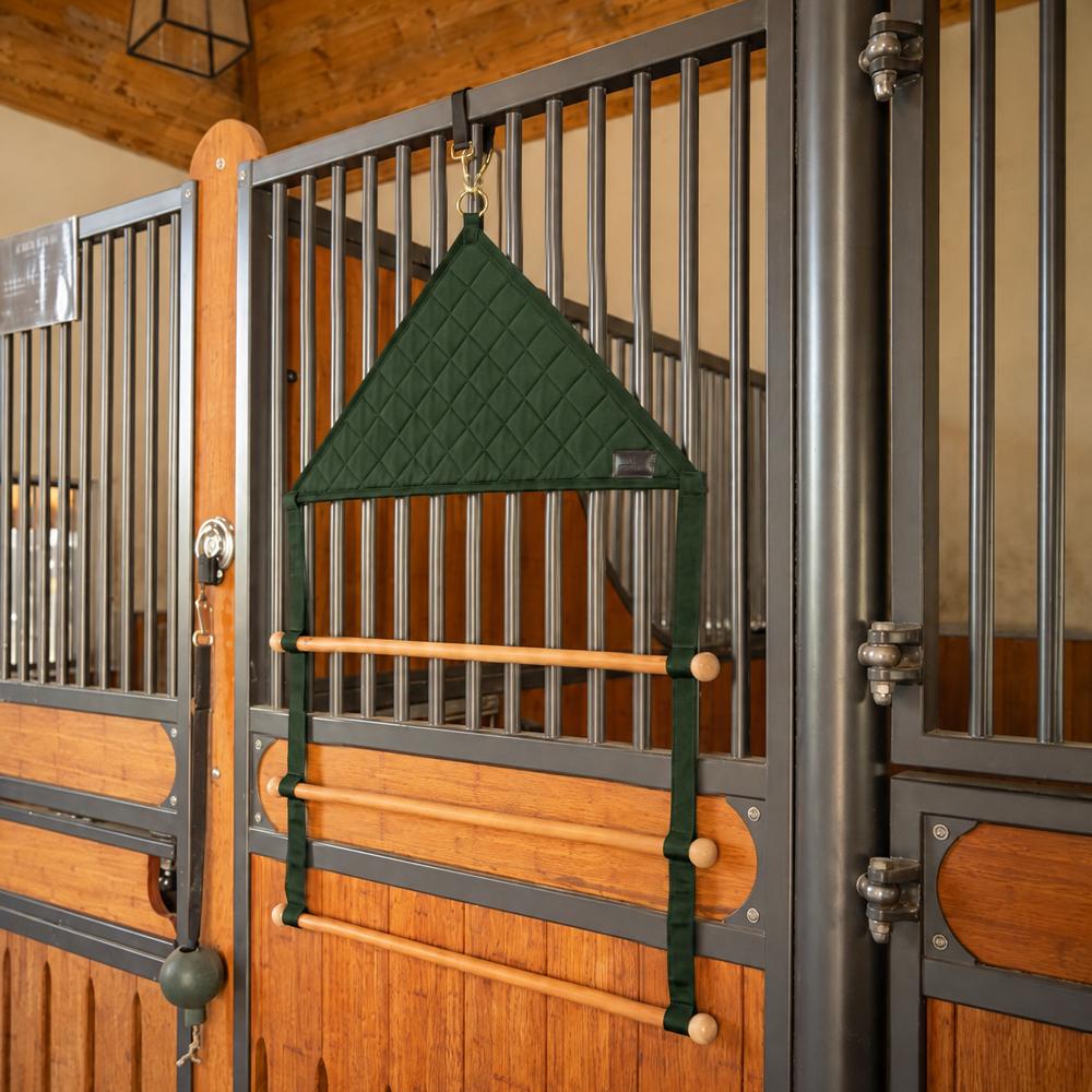 Grooming Deluxe Blanket & Saddle Pad Holder Pro - Mørkegrønn