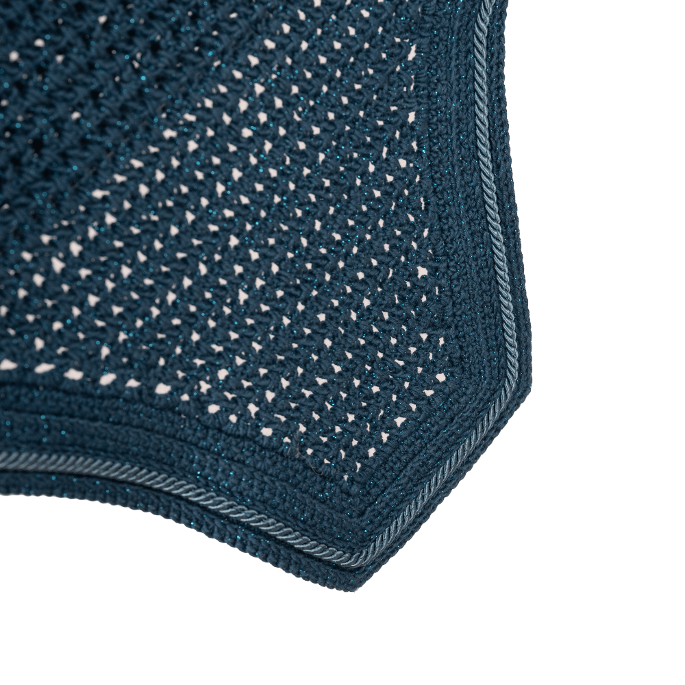Kentucky Fly Veil Full Sparkling Wellington - Navy