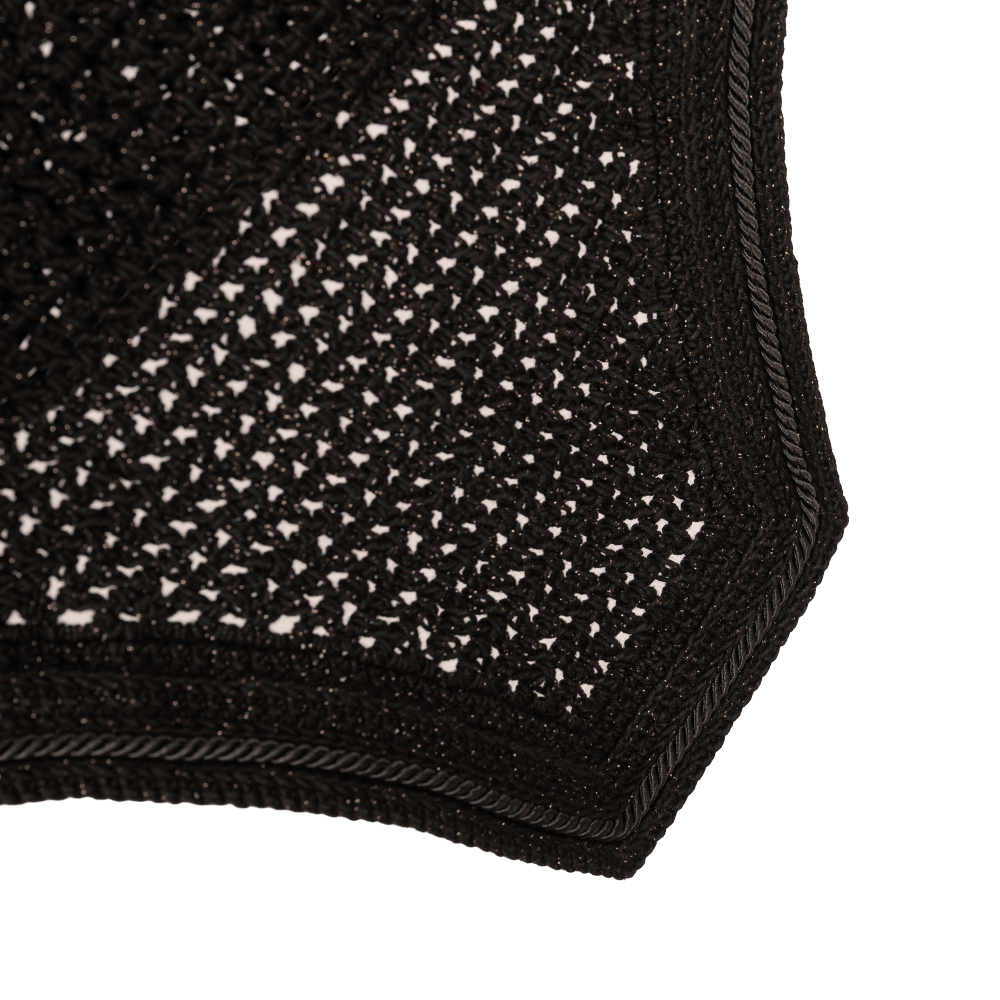 Kentucky Fly Veil Full Sparkling Wellington - Sort