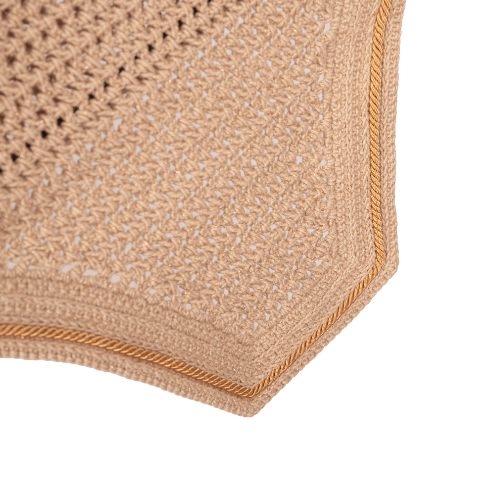Kentucky Fly Veil Full Sparkling Wellington - Beige