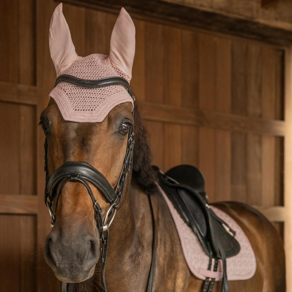 Kentucky Fly Veil Full Sparkling Wellington - Old Rose