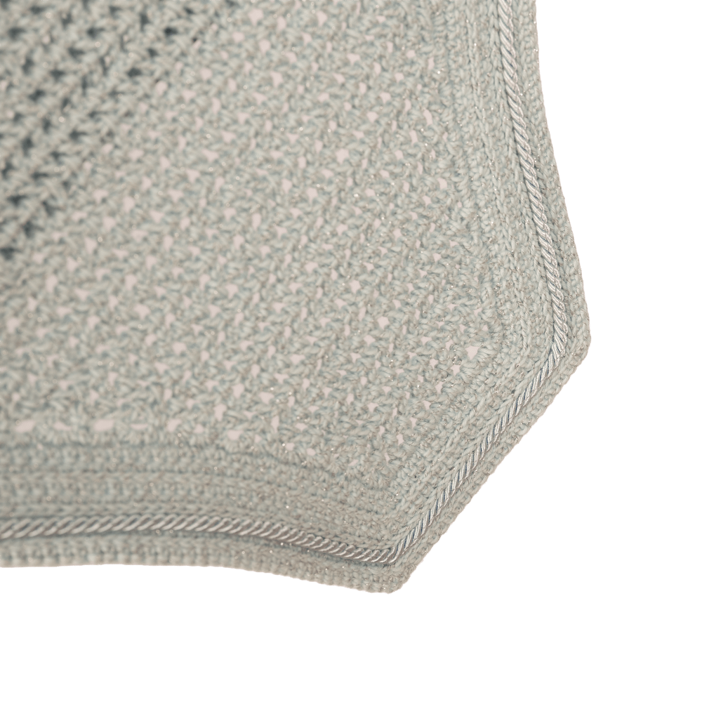 Kentucky Fly Veil Full Sparkling Wellington - Lys blå