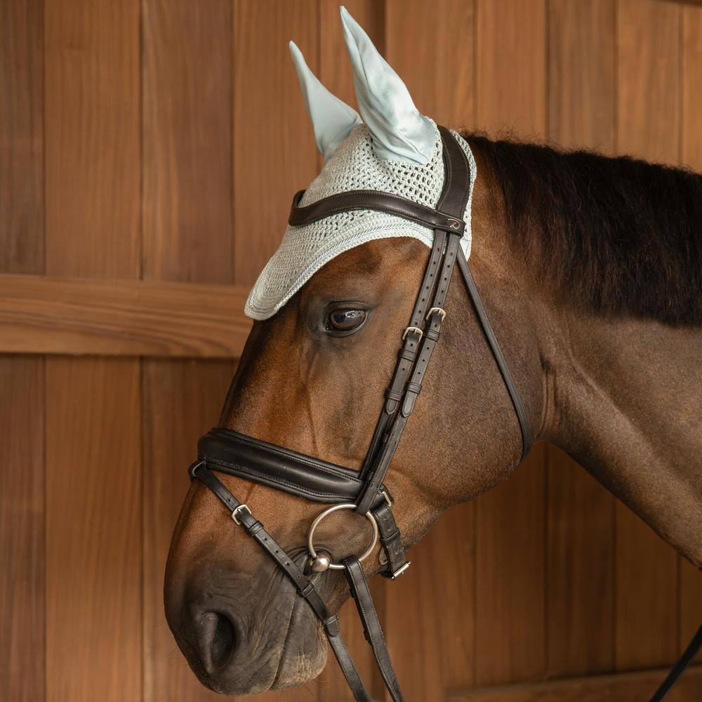 Kentucky Fly Veil Full Sparkling Wellington - Lys blå