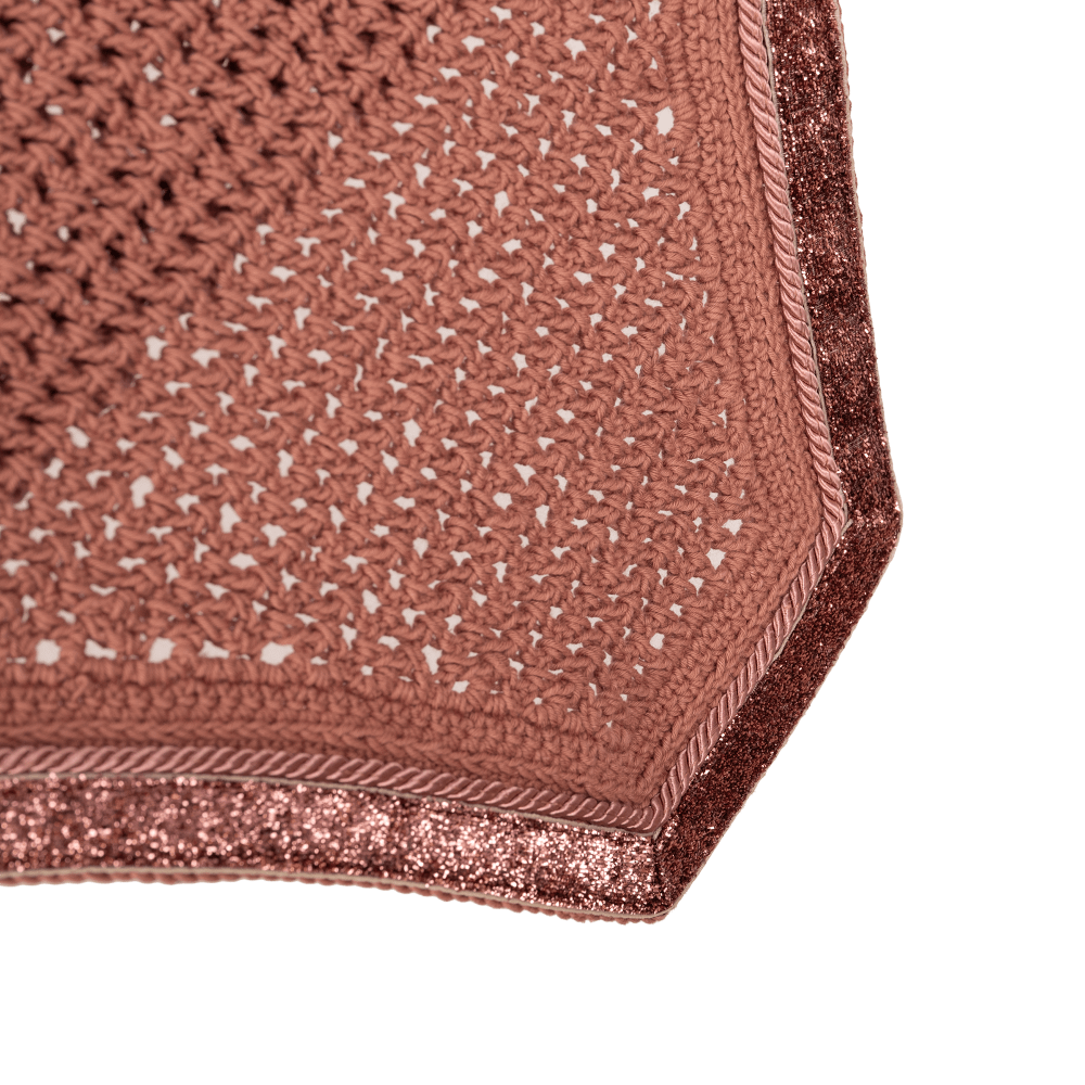 Kentucky Fly Veil Glitter Band Wellington - Fuchsia