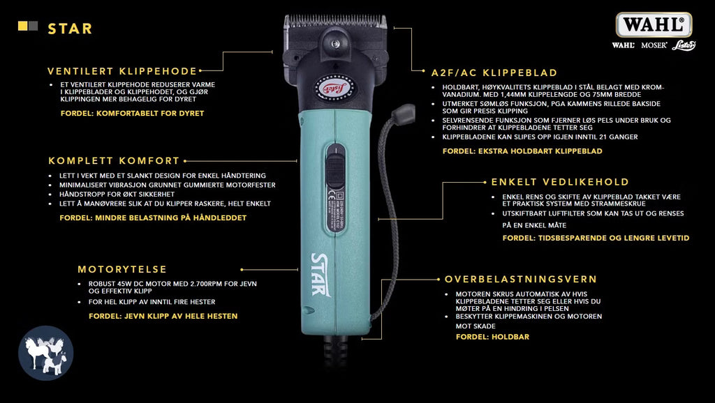 Klippemaskin Lister Star