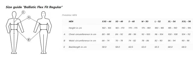 Sikkerhetsvest Komperdell Flex Fit Regular