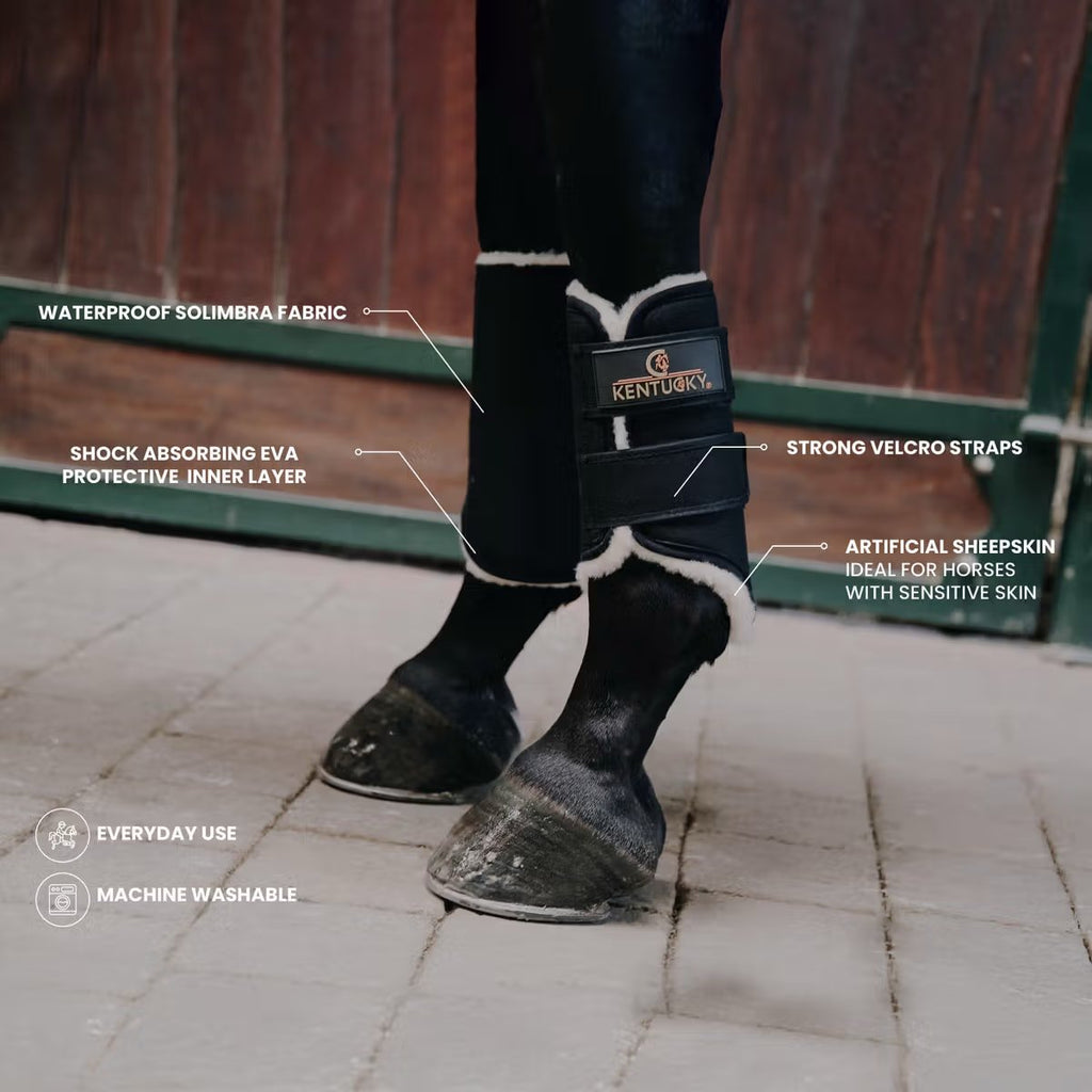 Kentucky Solimbra Turnout Boots Front - Løwenborg - Kentucky Horsewear