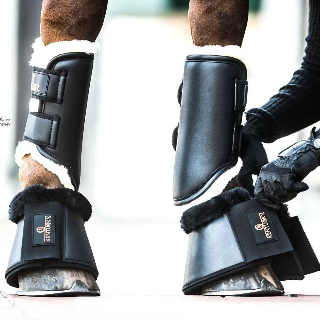 Kentucky Leather Turnout Boots Front - Løwenborg - Kentucky Horsewear