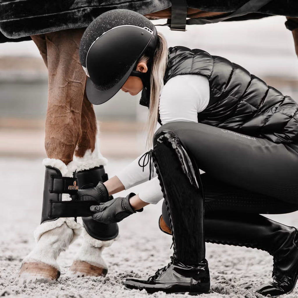 Kentucky Leather Turnout Boots Front - Løwenborg - Kentucky Horsewear