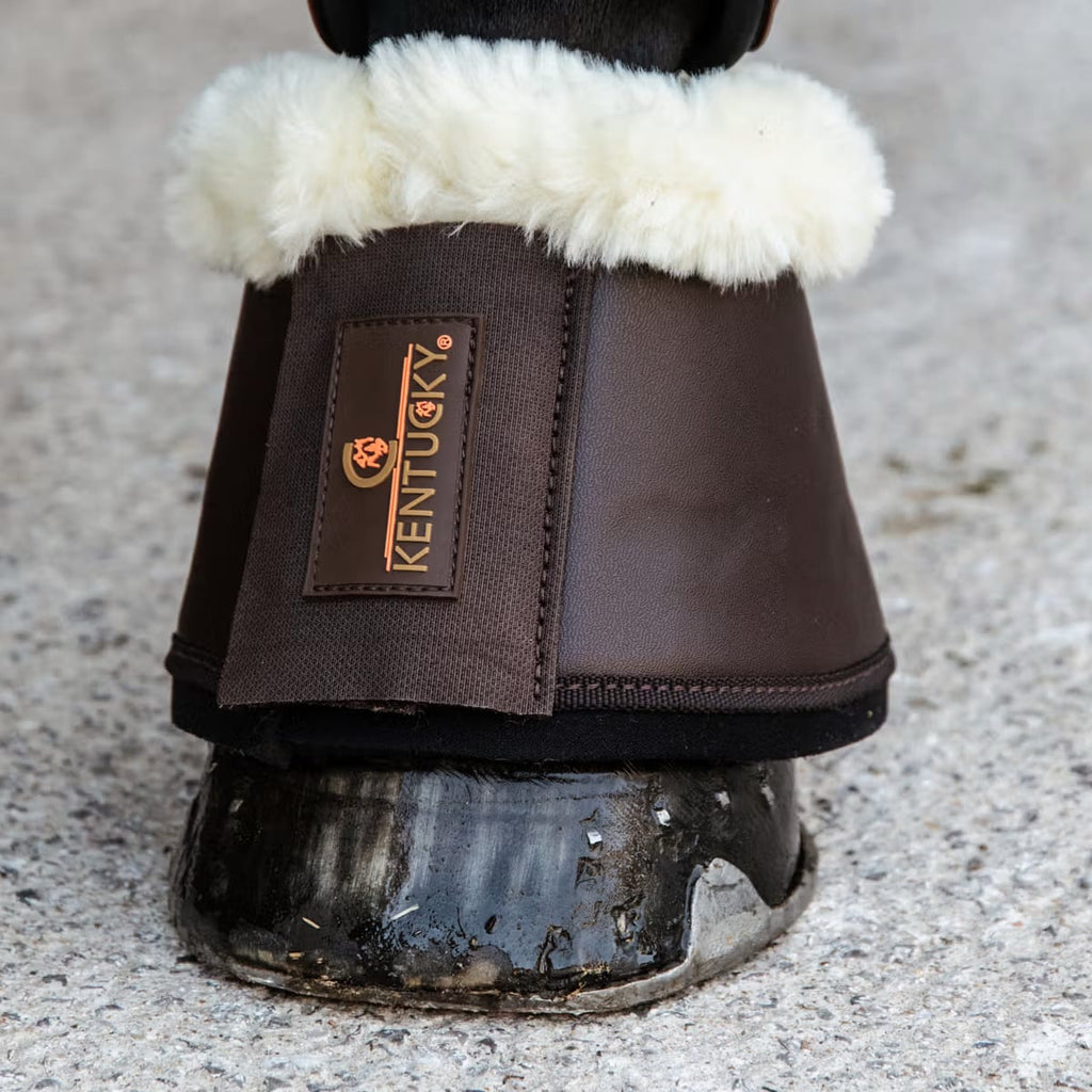 Kentucky Sheepskin Leather Overreach Boots - Løwenborg - Kentucky Horsewear