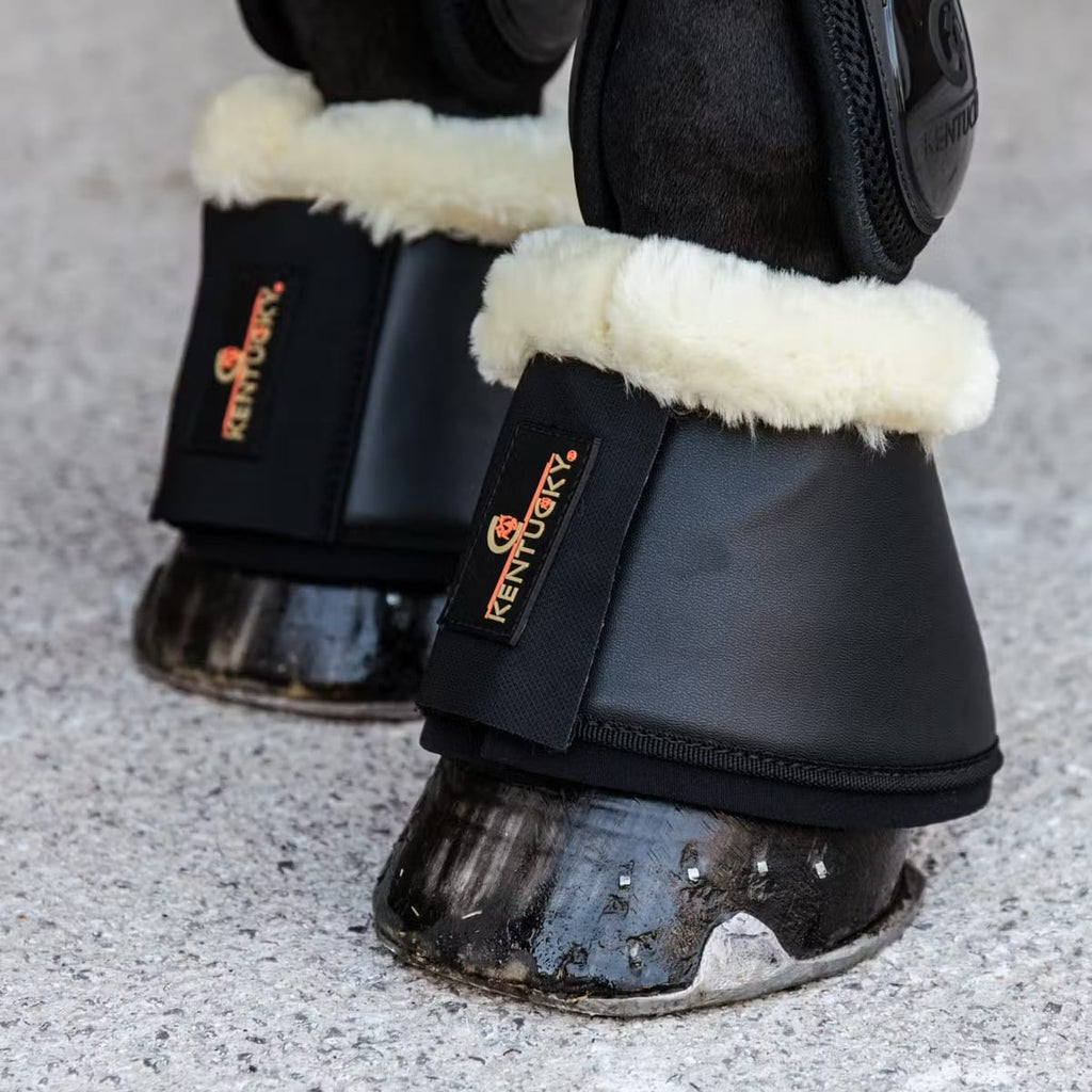 Kentucky Sheepskin Leather Overreach Boots - Løwenborg - Kentucky Horsewear
