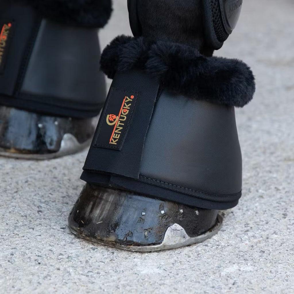 Kentucky Sheepskin Leather Overreach Boots - Løwenborg - Kentucky Horsewear