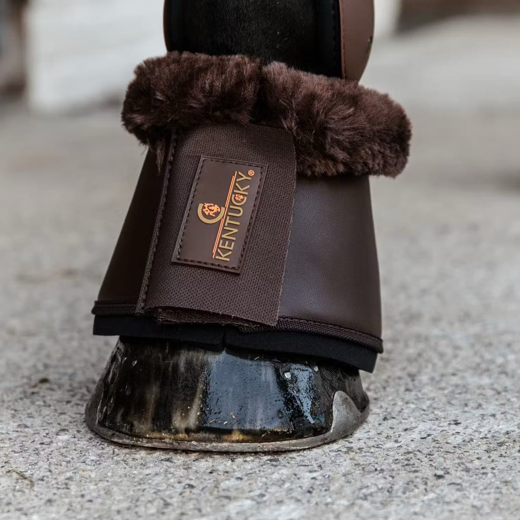 Kentucky Sheepskin Leather Overreach Boots - Løwenborg - Kentucky Horsewear