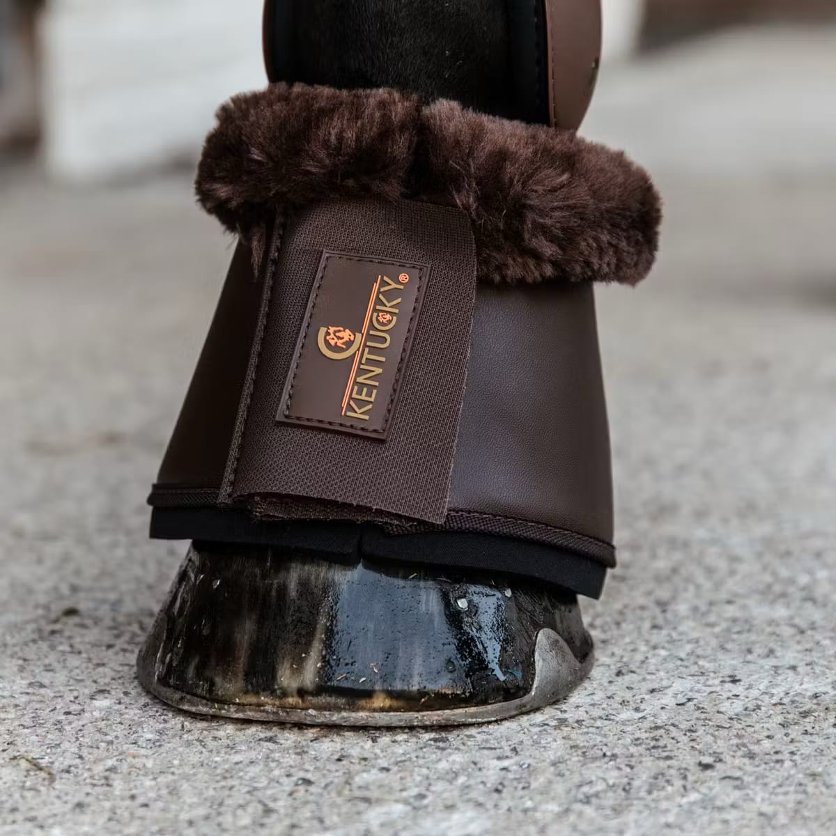 Kentucky Sheepskin Leather Overreach Boots - Løwenborg - Kentucky Horsewear
