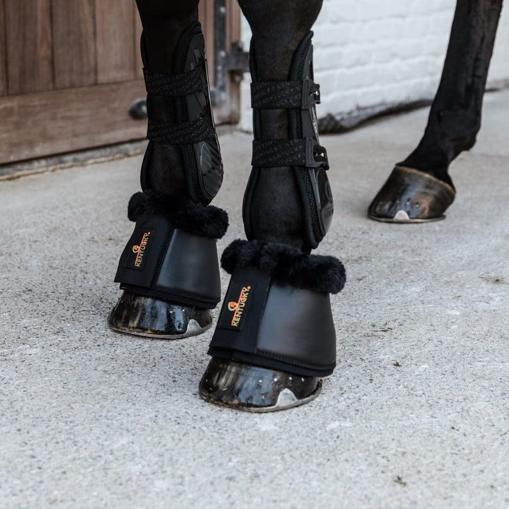Kentucky Sheepskin Leather Overreach Boots - Løwenborg - Kentucky Horsewear